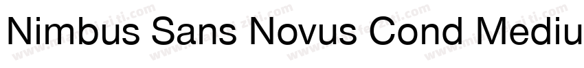 Nimbus Sans Novus Cond Medium字体转换